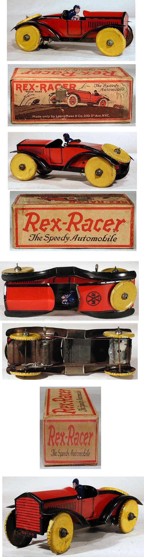 1923 Marx, Rex-Racer The Speedy Automobile in Original Box